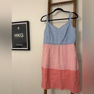 100% linen Cynthia Rowley dress sz10